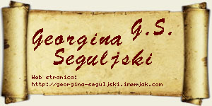 Georgina Šeguljski vizit kartica
